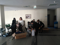 Başkanlığımız personelinden Erzurum’un Horasan İlçesi Teknecik Köyü İlkokulundaki öğrencilere yardım malzemeleri ulaştırdı